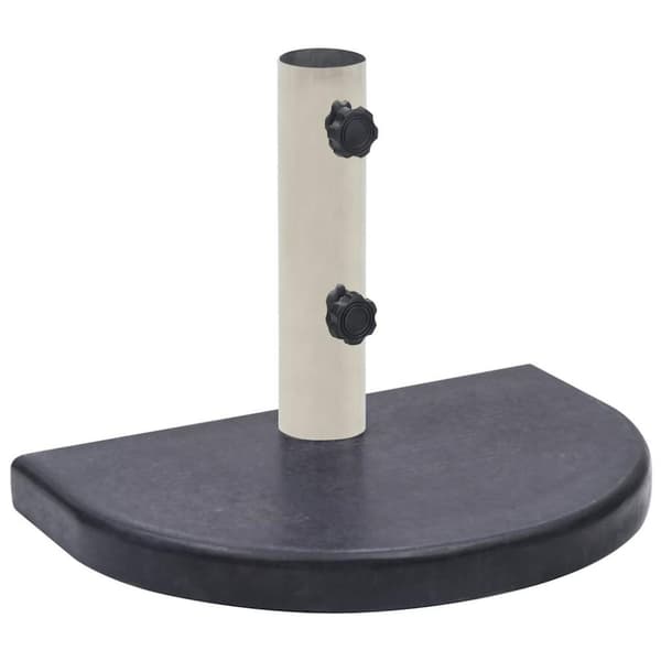 vidaXL Parasollfot svart 40x28x4 cm granitt