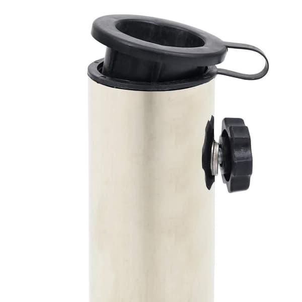 vidaXL Parasollfot svart 40x28x4 cm granitt