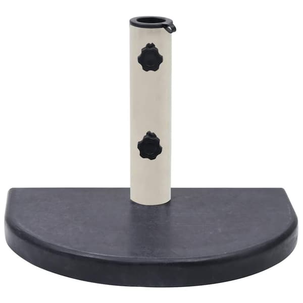 vidaXL Parasollfot svart 40x28x4 cm granitt