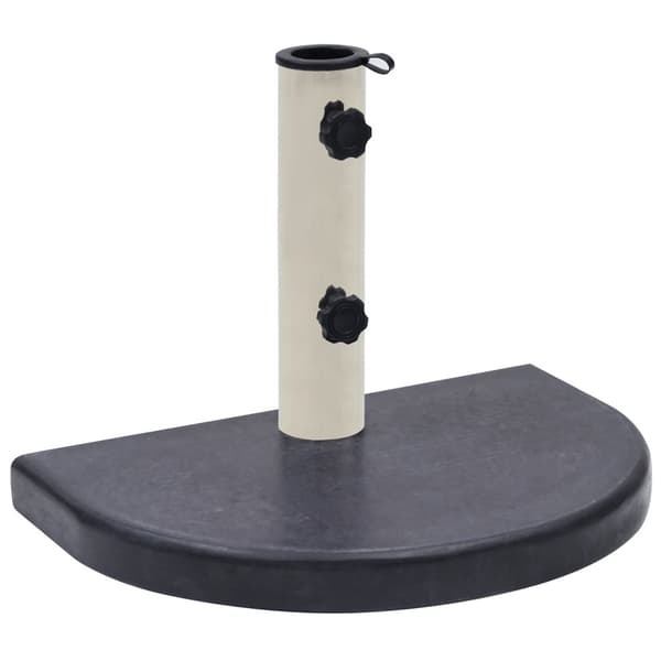 vidaXL Parasollfot svart 40x28x4 cm granitt