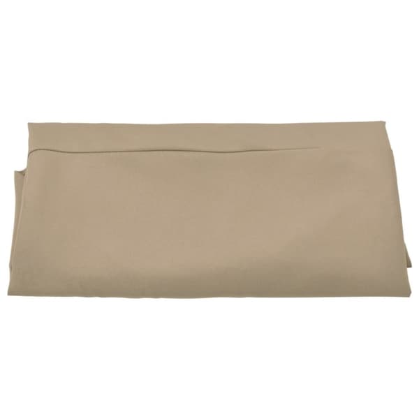vidaXL Erstatningsstoff for hengeparasoll gråbrun 350 cm