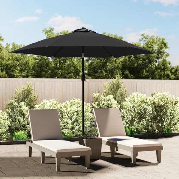 vidaXL Reservtyg för parasoll svart 300 cm