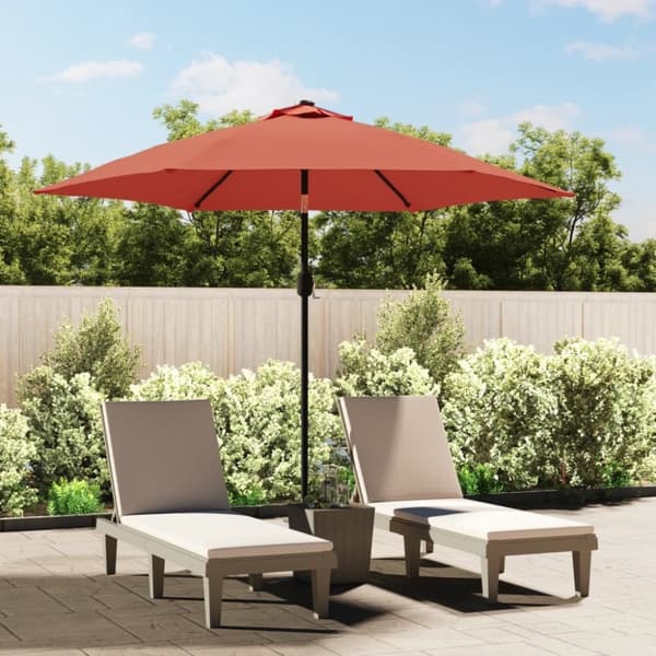vidaXL Aurinkovarjon vaihtokangas terrakotta 300 cm