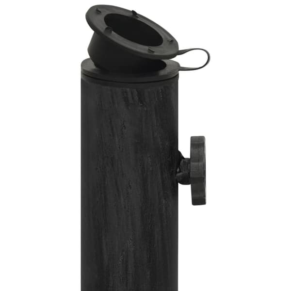 vidaXL parasolfod 44x44x32 cm støbejern sort