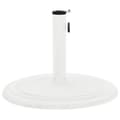 Miniatyrbillede 3 af 8: vidaXL parasolfod 45x45x30 cm støbejern hvid