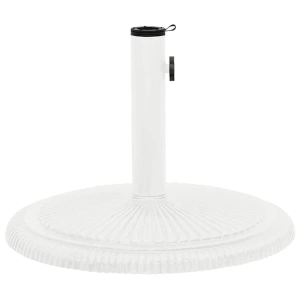 vidaXL parasolfod 45x45x30 cm støbejern hvid