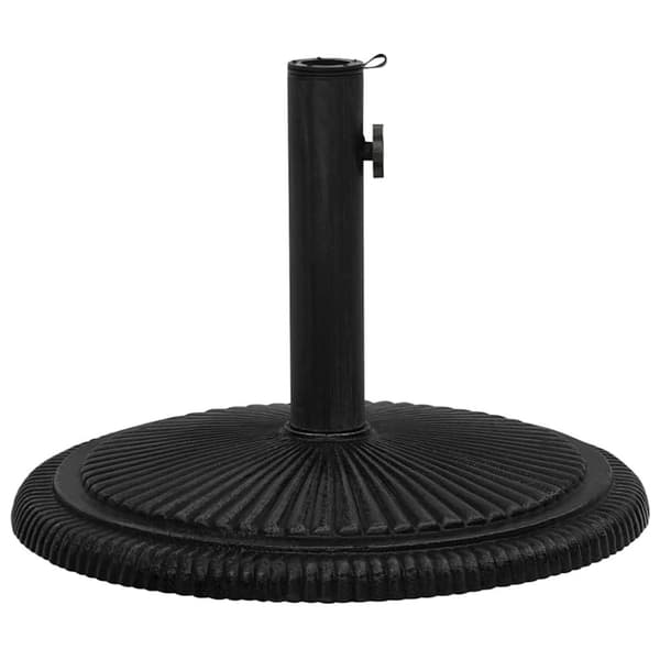 vidaXL Parasollbase svart 45x45x30 cm støpejern