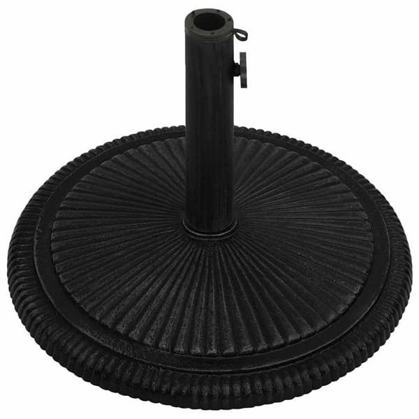 vidaXL Parasollbase svart 45x45x30 cm støpejern