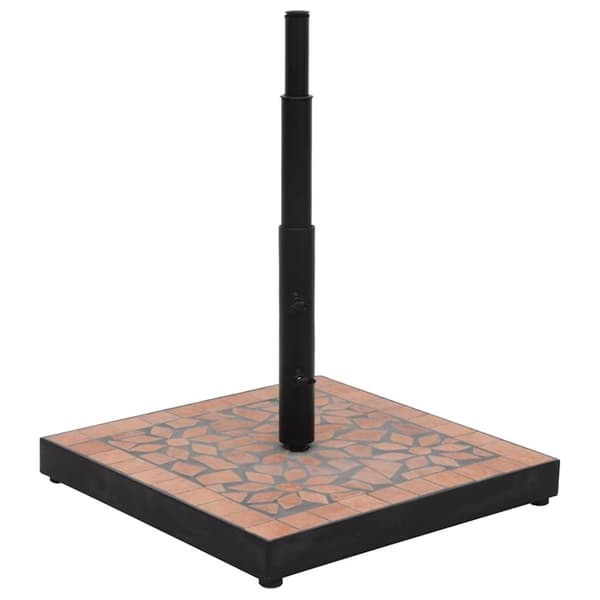 vidaXL Aurinkovarjon jalka terrakotta neliö 12 kg