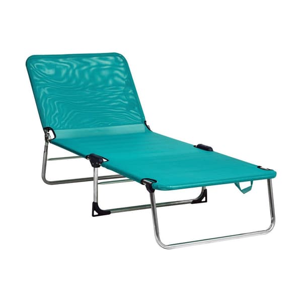 Strand solbad Alco Grøn Til flere positioner 141 x 68 x 86 cm