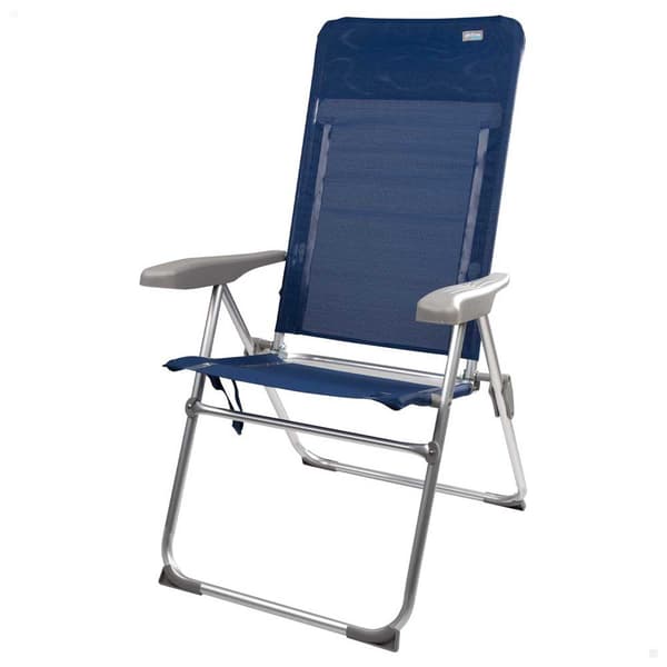 Aktive Hopfällbar Stol Slim Silver 47 x 66 x 107 cm