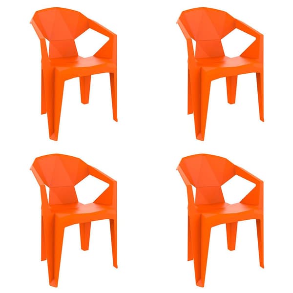 Garbar Lænestol Delta 4 Enheder Orange