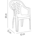 Miniatyrbild 5 av 5: Garbar Fåtölj Nuevo Pals 4 Enheter Vit