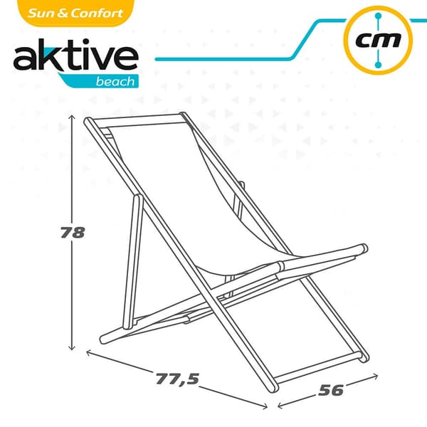 Aktive Stol 56x77.5x78 Cm Lilla