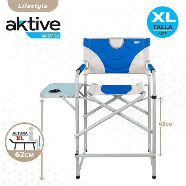 Aktive Stol Director Xl Blå 60 x 57 x 103 cm