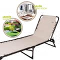 Miniatyrbillede 5 af 7: Aktive Liggestole Polyester 59x190x30 Cm Beige