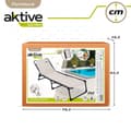 Miniatyrbillede 7 af 7: Aktive Liggestole Polyester 59x190x30 Cm Beige