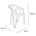 Miniatyrbillede 2 af 4: Garbar Lænestol Delta 2 Enheder Brun
