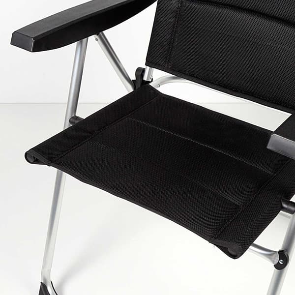 Aktive Moniasentoinen Taitettava Tuoli Deluxe Musta 62 x 48 x 3 cm