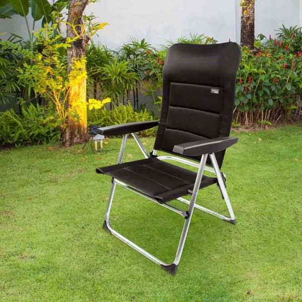 Aktive Moniasentoinen Taitettava Tuoli Deluxe Musta 62 x 48 x 3 cm