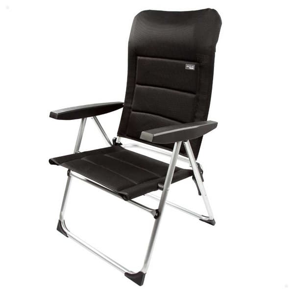 Aktive Moniasentoinen Taitettava Tuoli Deluxe Musta 62 x 48 x 3 cm