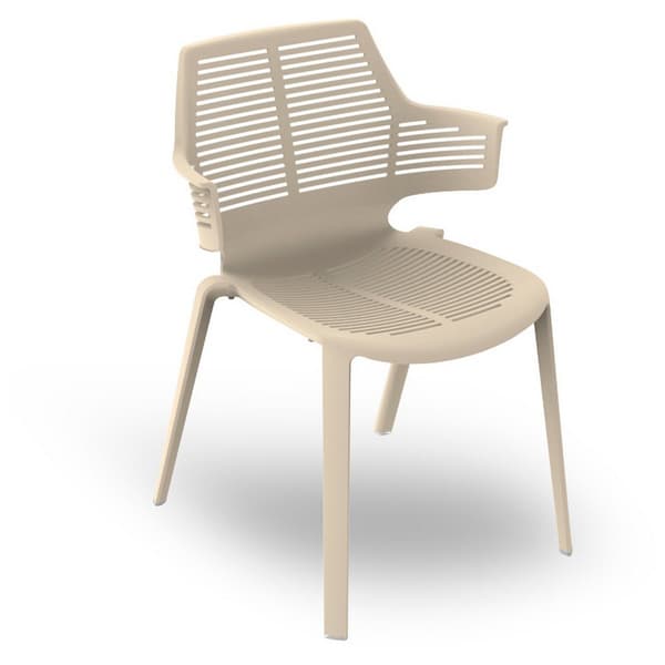 Resol Stol Med Arme Ikona Beige