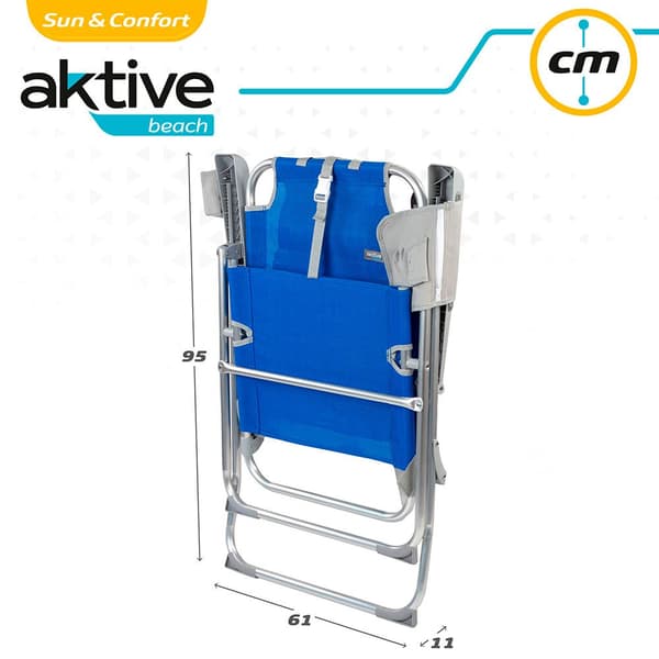 Aktive Stol 61x66x99 Cm Blå