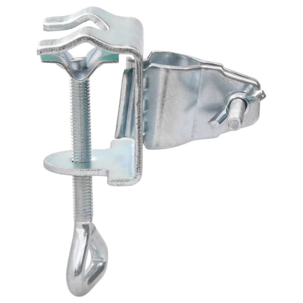 vidaXL Parasollklemmer for balkong 2 stk 32 mm galvanisert stål