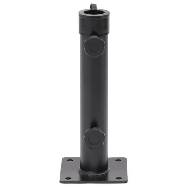 vidaXL Parasollfot för Ø38/48 mm stolpe matt svart stål