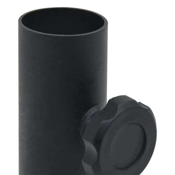 vidaXL parasolholder til Ø32/34/38 mm stang stål matsort