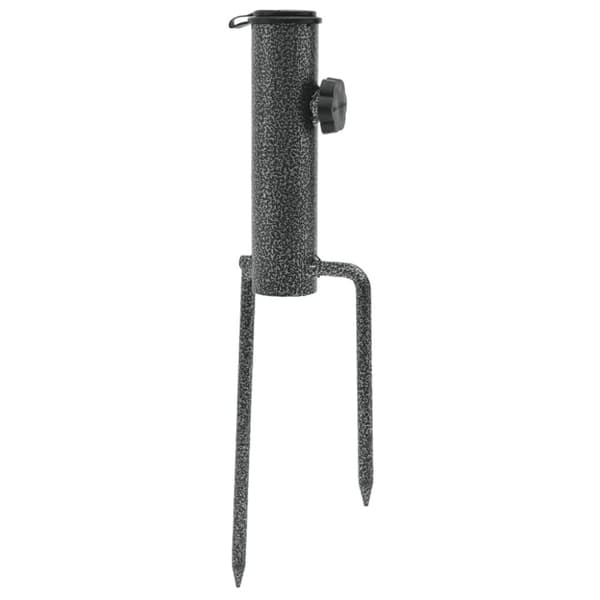 vidaXL Parasollstativer med plugger 2 stk 9x35 cm galvanisert stål