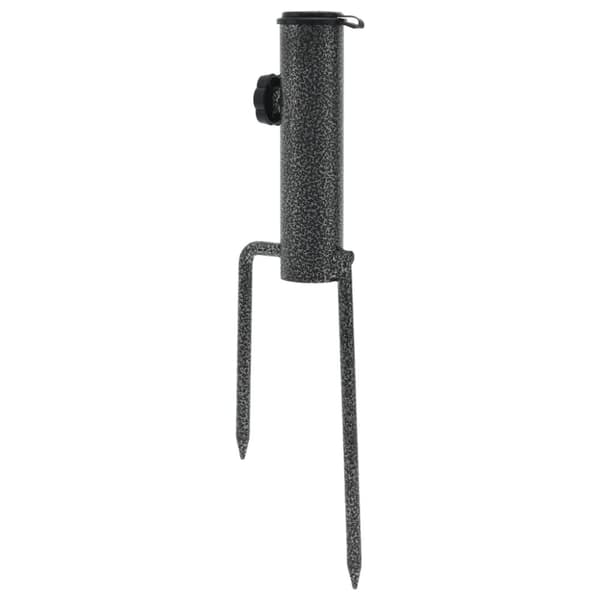 vidaXL Parasollstativer med plugger 2 stk 9x35 cm galvanisert stål
