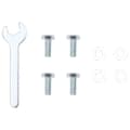 Miniatyrbillede 6 af 7: vidaXL parasolholder til Ø38/48 mm stang stål sølvfarvet