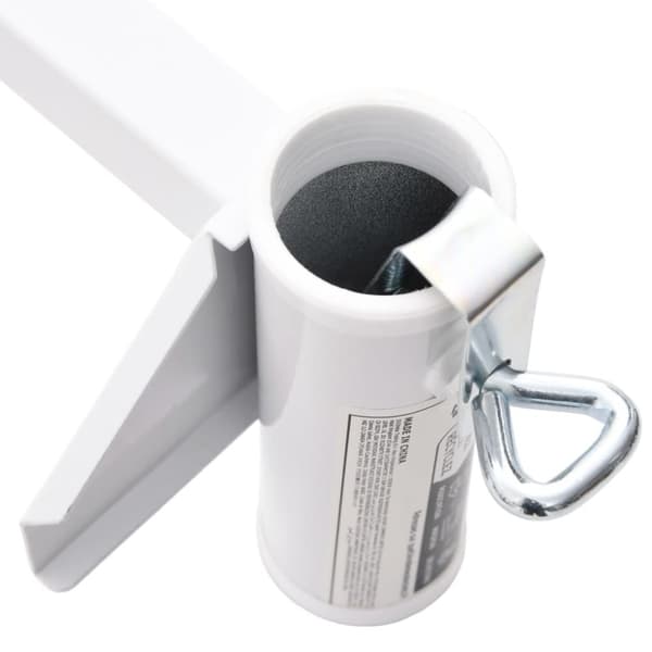 vidaXL Parasollklemme for balkong 38 mm stål