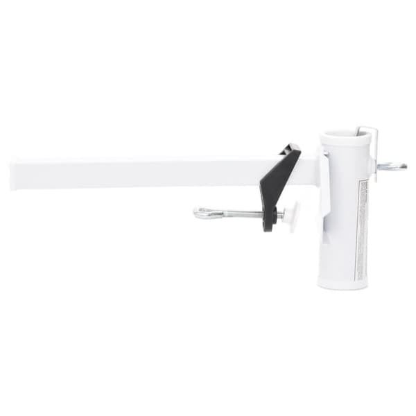 vidaXL Parasollklemme for balkong 38 mm stål