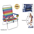 Miniatyrbild 2 av 3: Atosa Fixed High Aluminium 22 Mm Textiline 2x1 51x56x37/88 Cm Strandstol