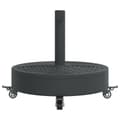 Miniatyrbilde 3 av 8: vidaXL Parasollfot med hjul for Ø38 / 48 mm stenger 27 kg rund