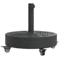 Miniatyrbilde 1 av 8: vidaXL Parasollfot med hjul for Ø38 / 48 mm stenger 27 kg rund