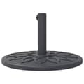 Miniatyrbilde 5 av 8: vidaXL Parasollfot for Ø38 / 48 mm stenger 12 kg rund