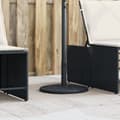 Miniatyrbilde 8 av 8: vidaXL Parasollfot for Ø38 / 48 mm stenger 12 kg rund