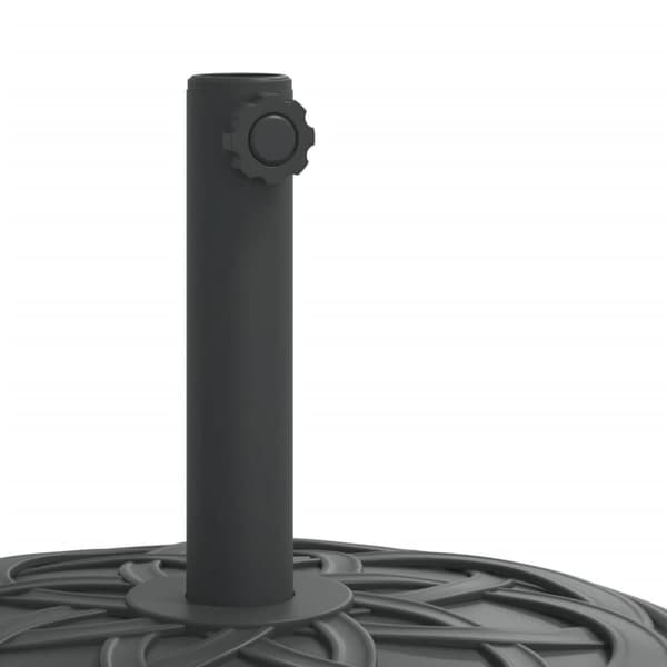 vidaXL Parasollfot for Ø38 / 48 mm stenger 25 kg rund