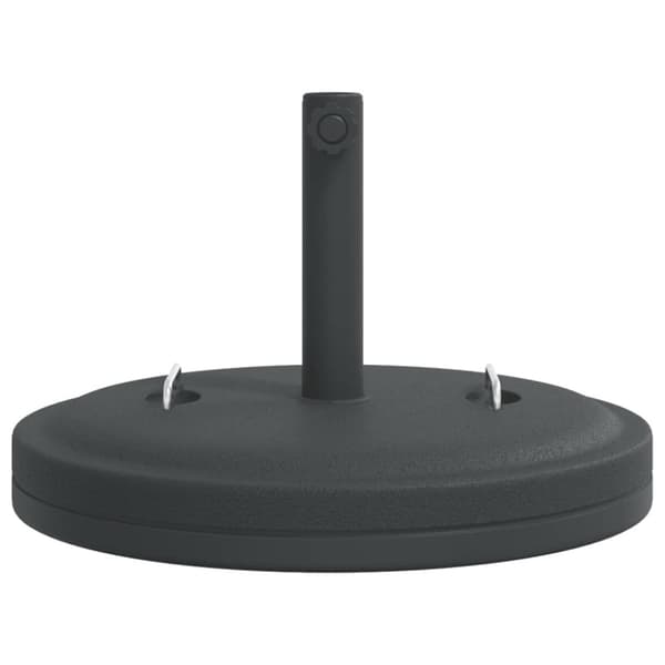 vidaXL Parasollfot med hjul for Ø38 / 48 mm stenger 25 kg rund