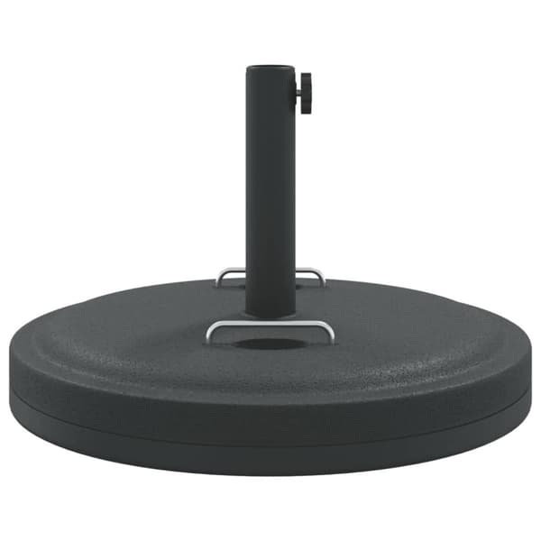 vidaXL Parasollfot med hjul for Ø38 / 48 mm stenger 25 kg rund