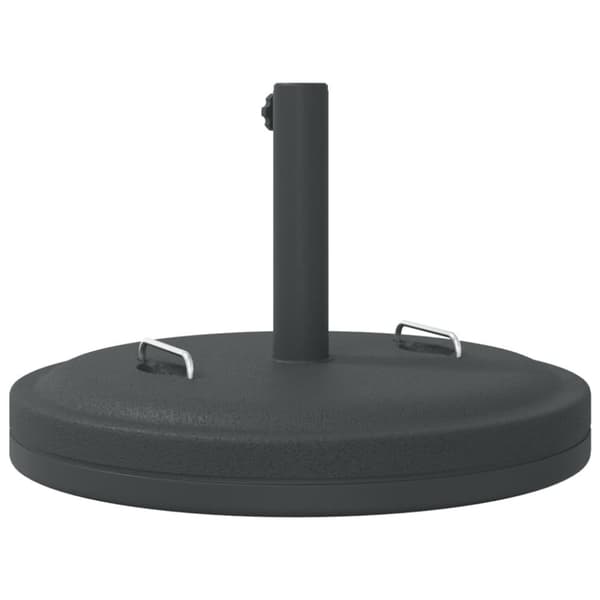 vidaXL Parasollfot med hjul for Ø38 / 48 mm stenger 25 kg rund