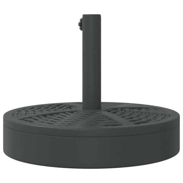 vidaXL Parasollfot for Ø38 / 48 mm stenger 25 kg rund