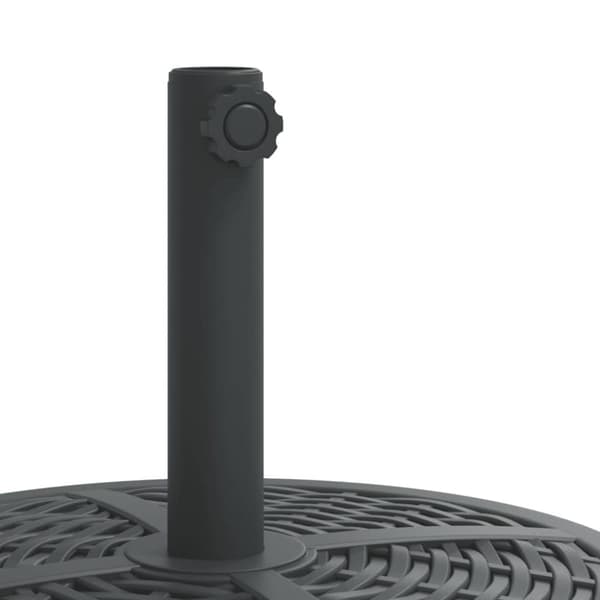 vidaXL Parasollfot for Ø38 / 48 mm stenger 25 kg rund