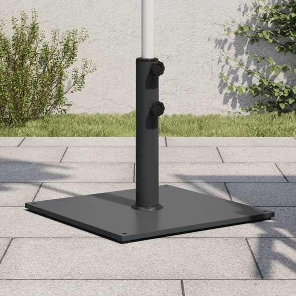 vidaXL Parasollfot for Ø32/38/48 mm stenger 17 kg firkantet