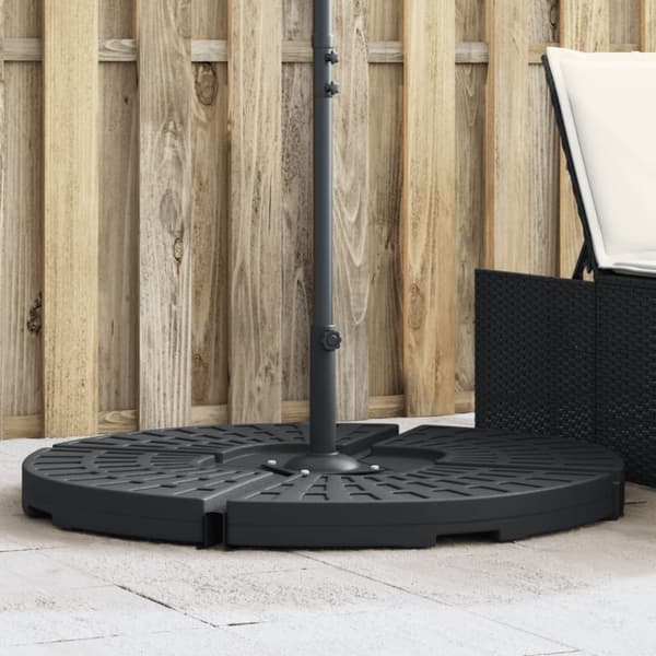 vidaXL vægtplade til parasolfod med håndtag 20 kg