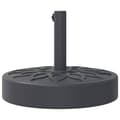 Miniatyrbillede 5 af 8: vidaXL parasolfod til Ø38/48 mm stænger 25 kg rund