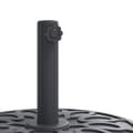 Miniatyrbillede 6 af 8: vidaXL parasolfod til Ø38/48 mm stænger 25 kg rund